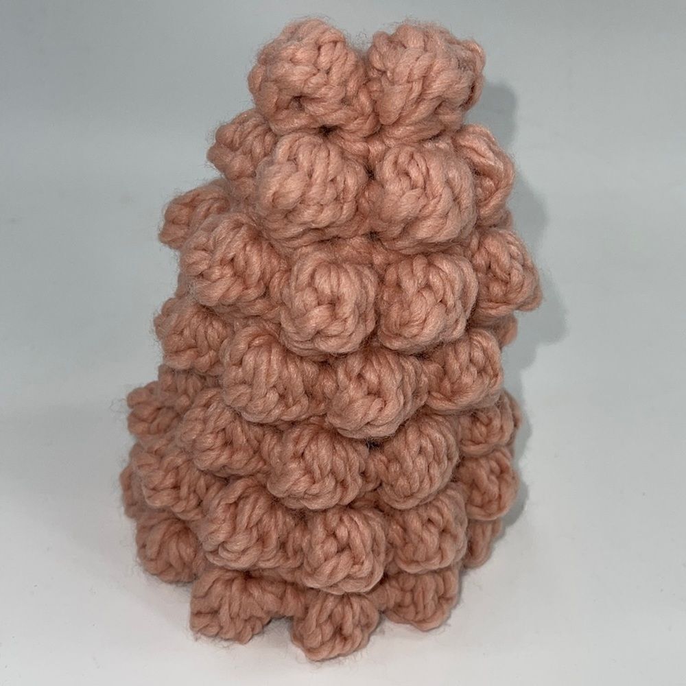 Crochet Christmas Tree winter medium size 7”